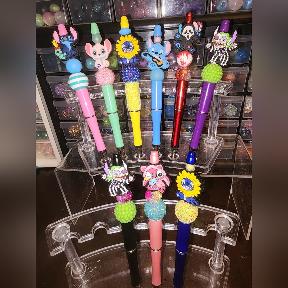 Beaded pens